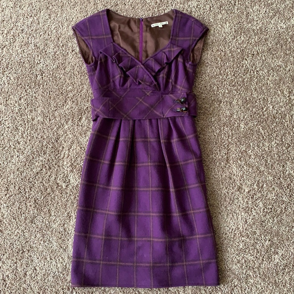 Nanette Lepore sleeveless plaid dress